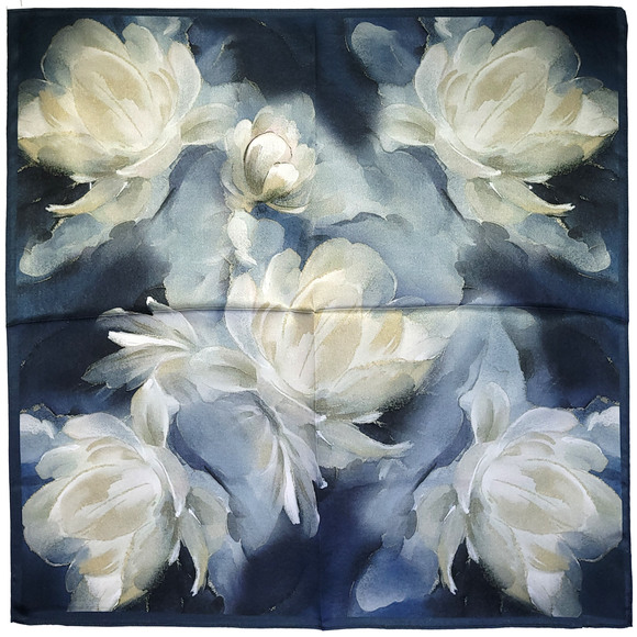 Accessories - NWT Genuine 100% Mulberry Silk Satin Scarf 25"x25" Medium Square Shawl Wrap 5739